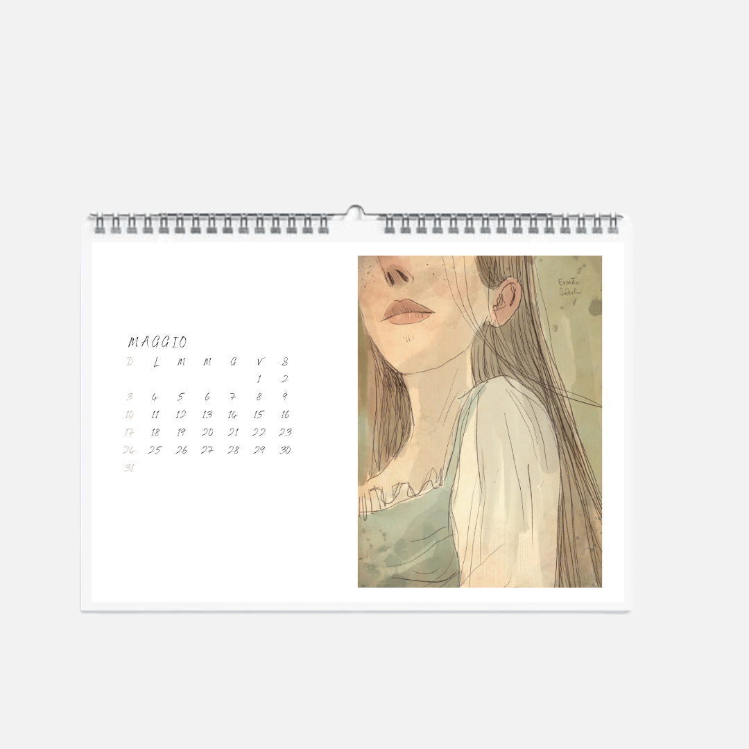 Calendario Les amoureux - Roby il pettirosso