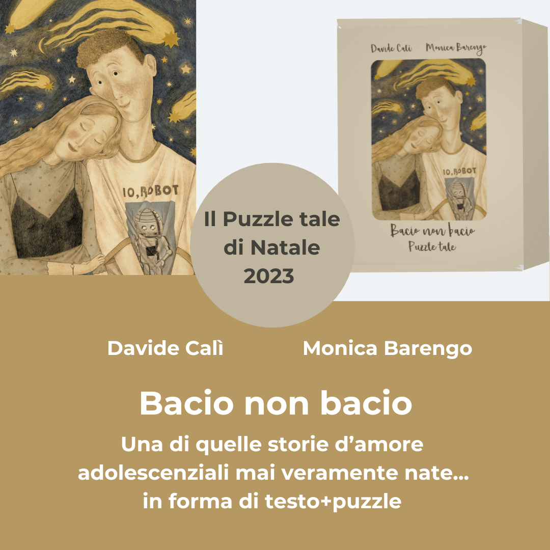 Puzzle-tale Bacio non bacio - Puzzle di Monica Barengo ispirato a un racconto inedito di Davide Calì