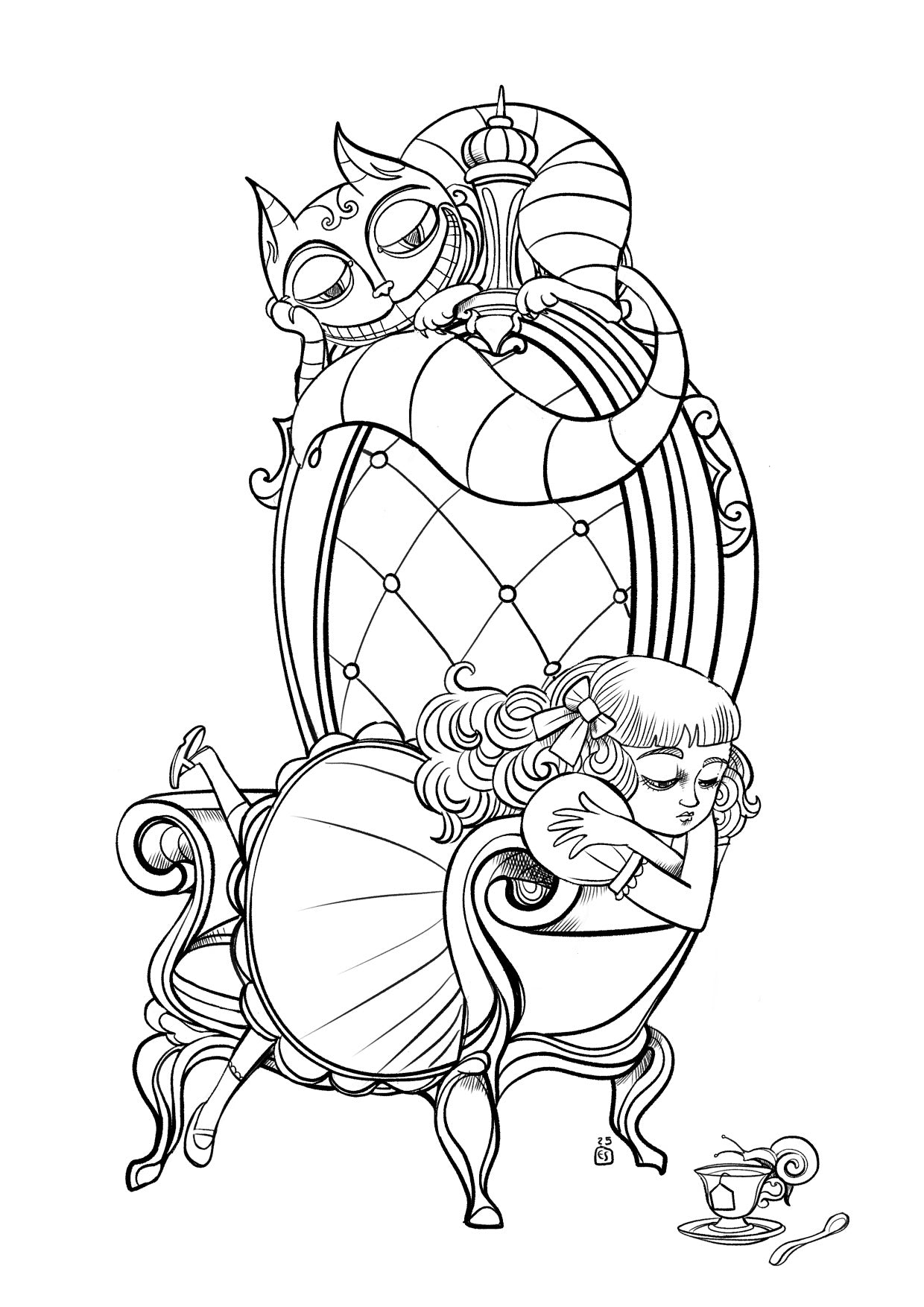 Il Messalino di Alice - Poetic coloring book