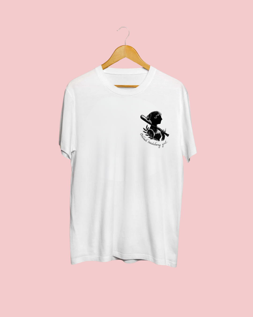 T-shirt Obstinate headstrong girl - mazza (cuore)