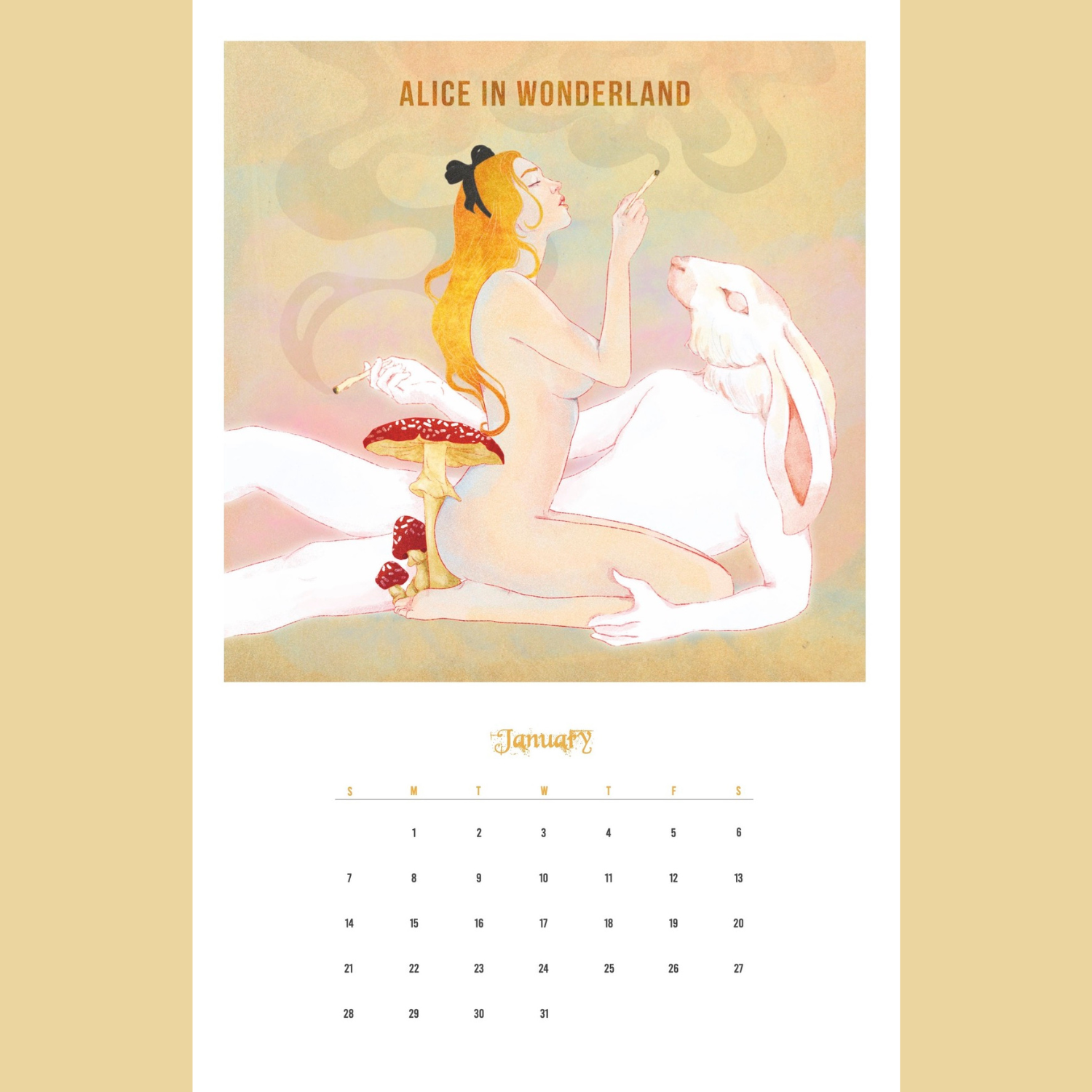 Calendario Giulia Rosa - Alice