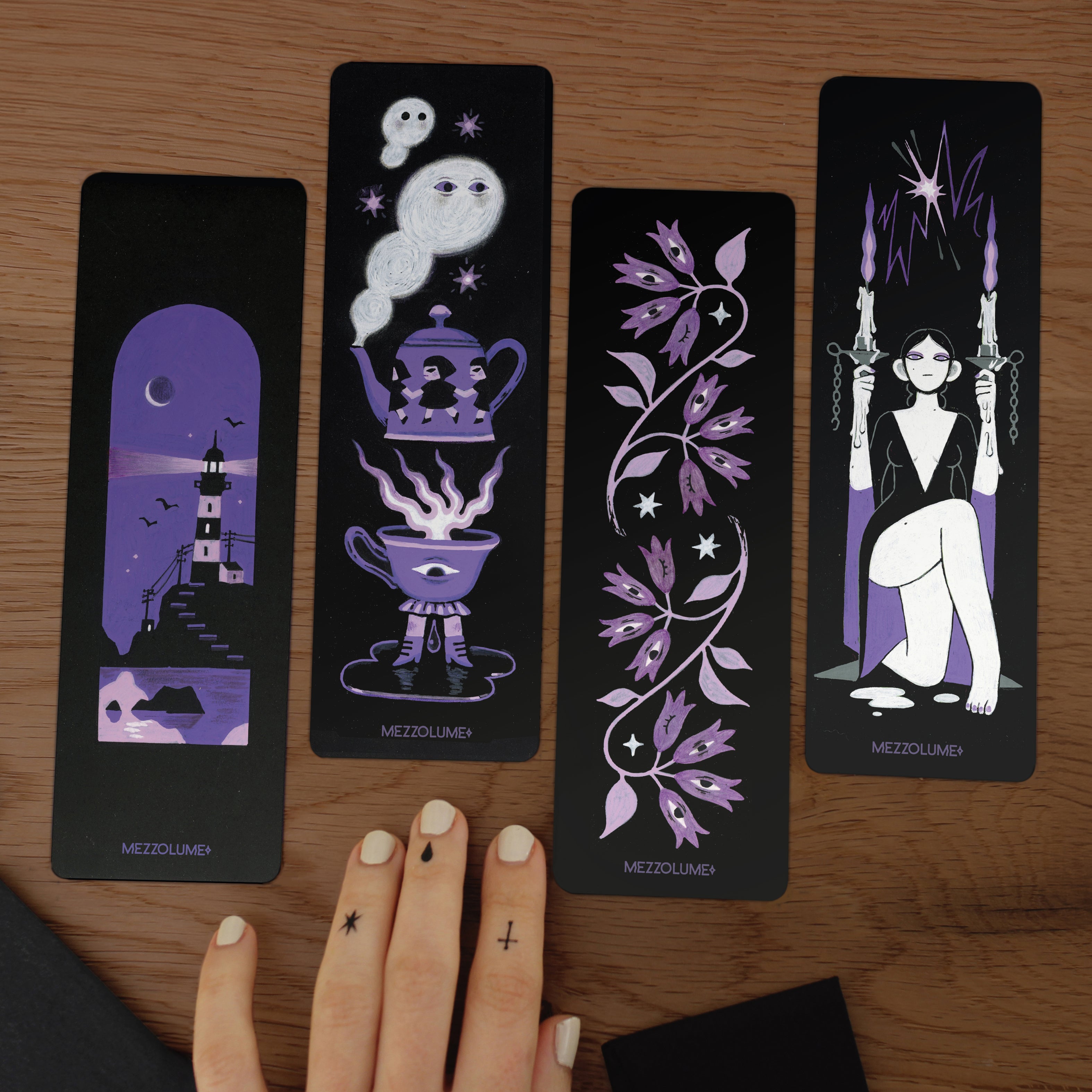 Nightfall Delights Bookmark set