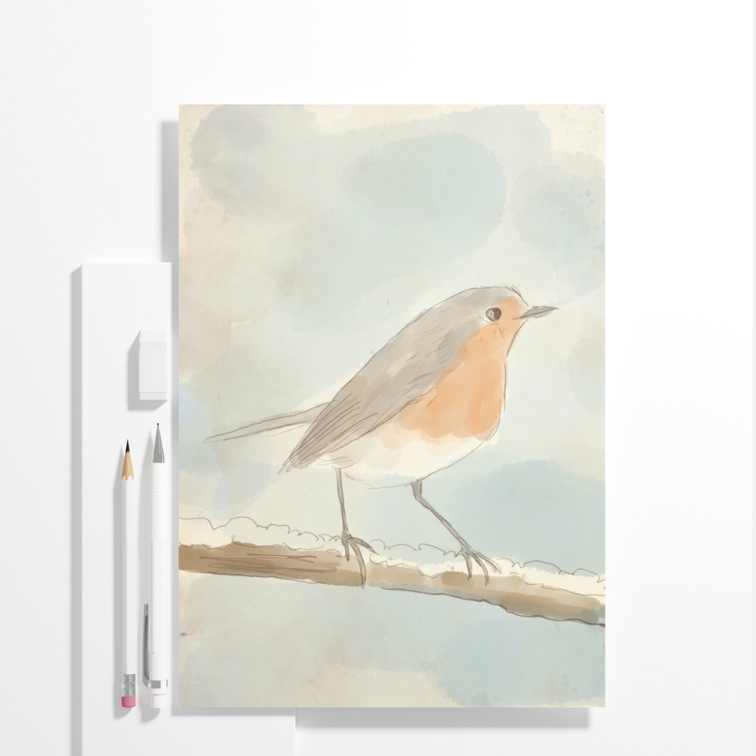 Cartoline A5 - Roby il pettirosso