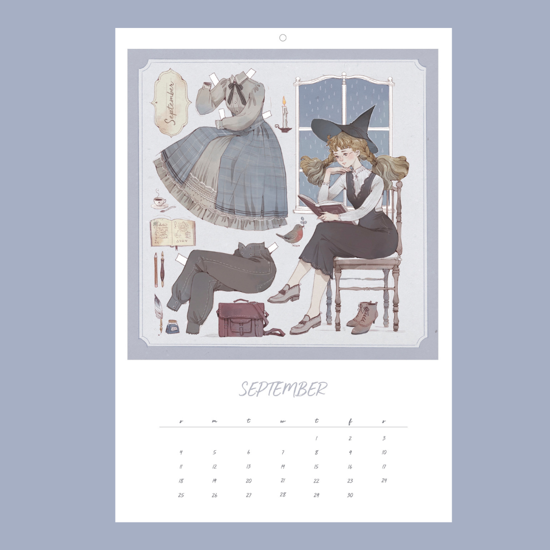 paper dolls - calendario - Loputyn