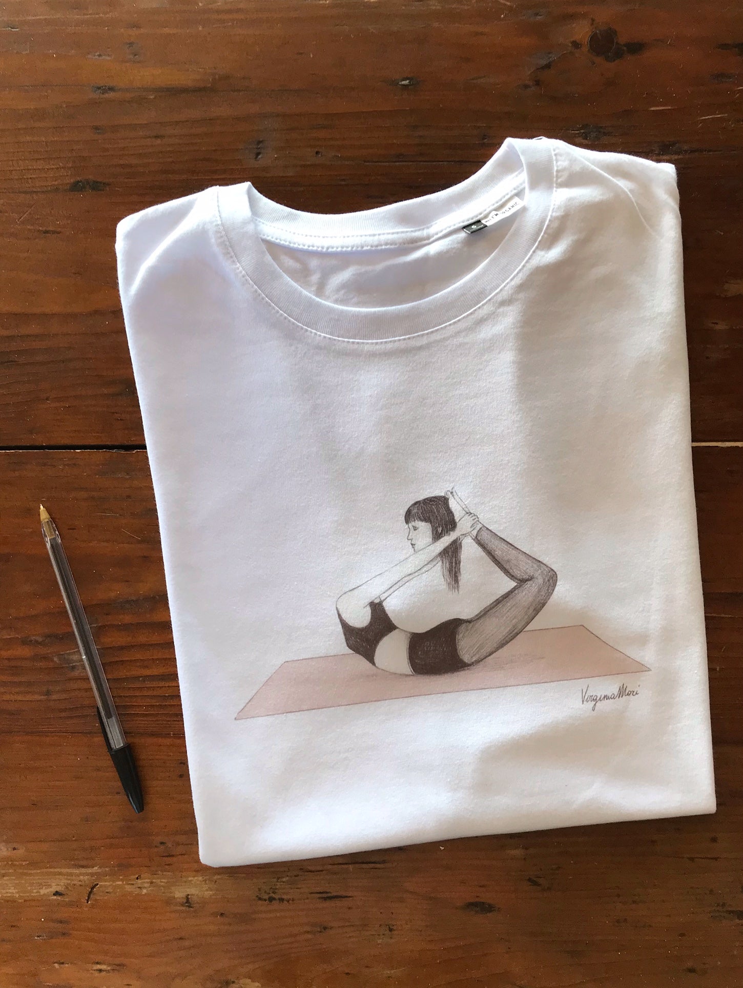 T-shirt Yoga series - Stretching n. 2