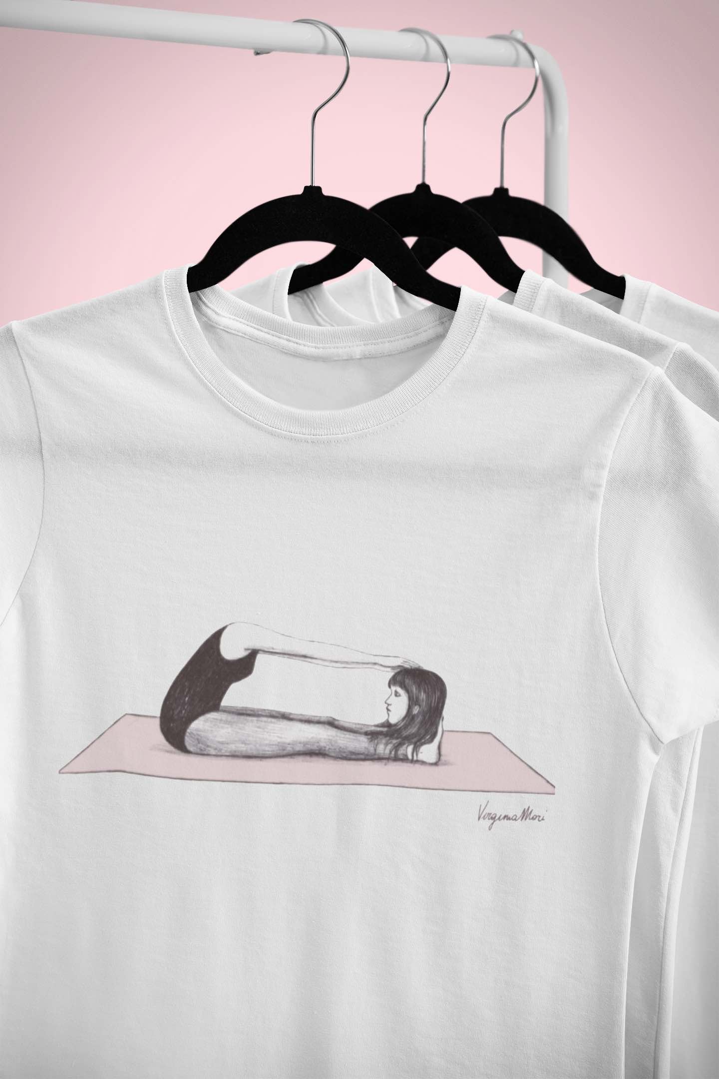 T-shirt Yoga series - Stretching n. 1